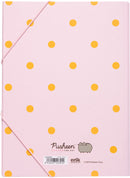 elastomap Rose Collection meisjes A4 karton lichtroze