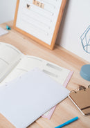 elastomap Rose Collection meisjes A4 karton lichtroze