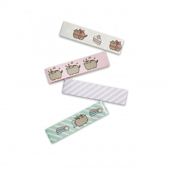 Pusheen-papierkettingen set van 4 meerdere kleuren