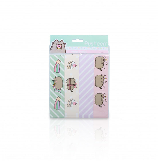 Pusheen-papierkettingen set van 4 meerdere kleuren