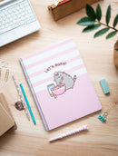 schrijfblok Rose Collection geruit 5 mm A4 papier roze