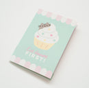 schrijfset Foodie junior groen/roze 7-delig