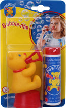 bellenblaas beer 42 ml 10 cm geel/rood 3-delig