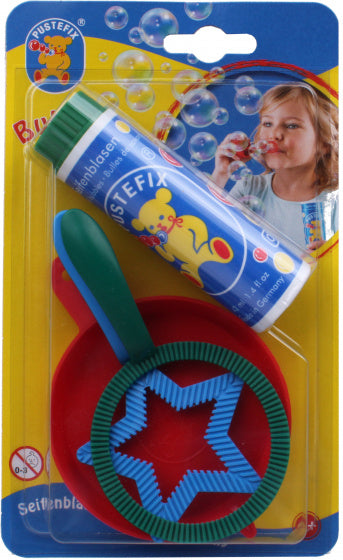 bellenblaas pannetje 42 ml rood/blauw/groen 4-delig