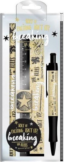 schrijfwarenset Harry Potter zwart 5-delig