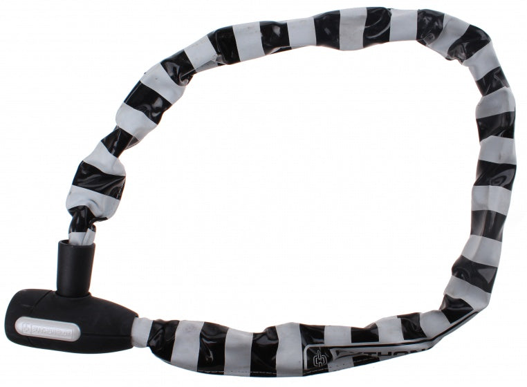 kettingslot 90 cm wit/zwart