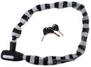 kettingslot 90 cm wit/zwart