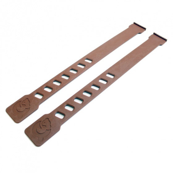 voetriempjes QS875 28 cm bruin 2 stuks