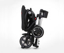 driewieler Nova Eva junior 98 x 93 cm aluminium zwart
