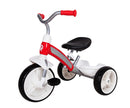 driewieler Elite Plus 60 x 48 cm staal/rubber rood
