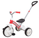 driewieler Elite Plus 60 x 48 cm staal/rubber rood