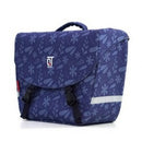 fietstas Flora 19 liter 38 x 30 cm blauw