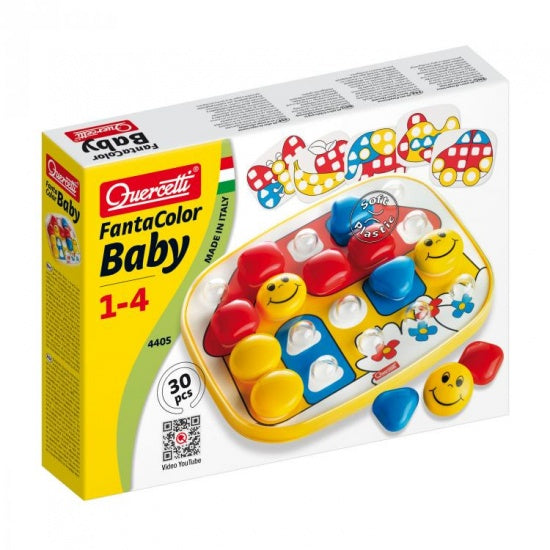 Quercetti Fantacolor Baby Insteekmozaïek Huis