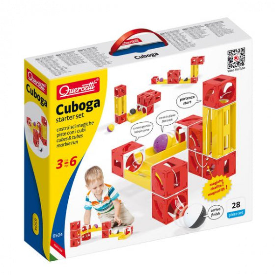 Quercetti Cuboga Knikkerbaan 28-delig