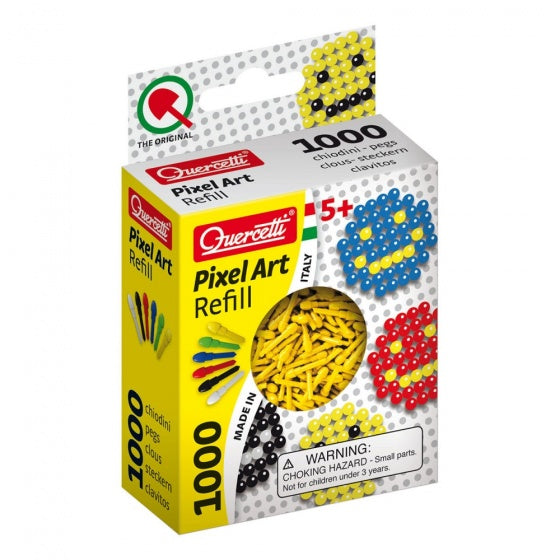 Quercetti Pixel Art Navulling Geel, 1000st.