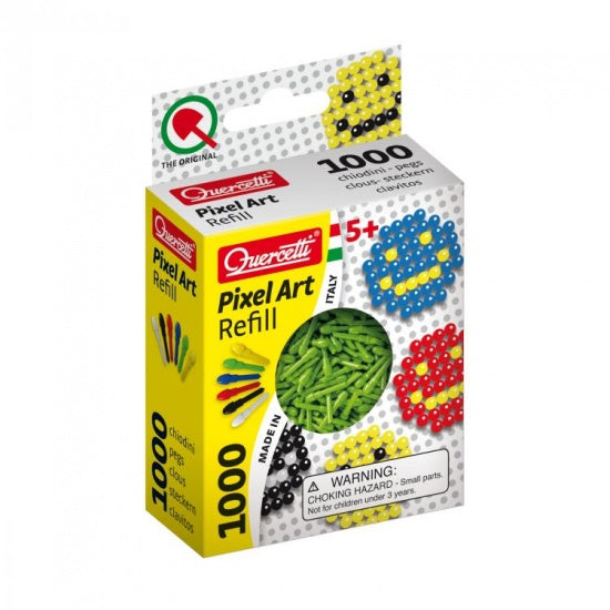 Quercetti Pixel Art Navulling Groen, 1000st.