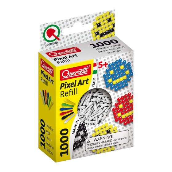 Quercetti Pixel Art Navulling Wit, 1000st.