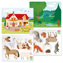 speelfigurenset Play Habitat junior karton 152-delig