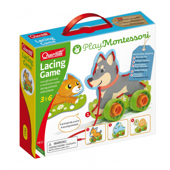 trekdier Lacing game junior karton 14-delig
