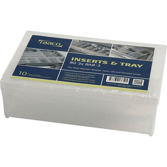 inzetbox BA8-3 voor opslagbox 235x55x80 mm