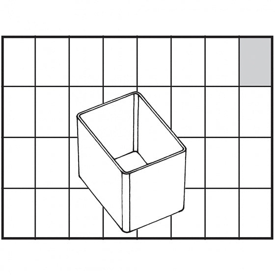 inzetbox voor opslagbox 55x39x47mm