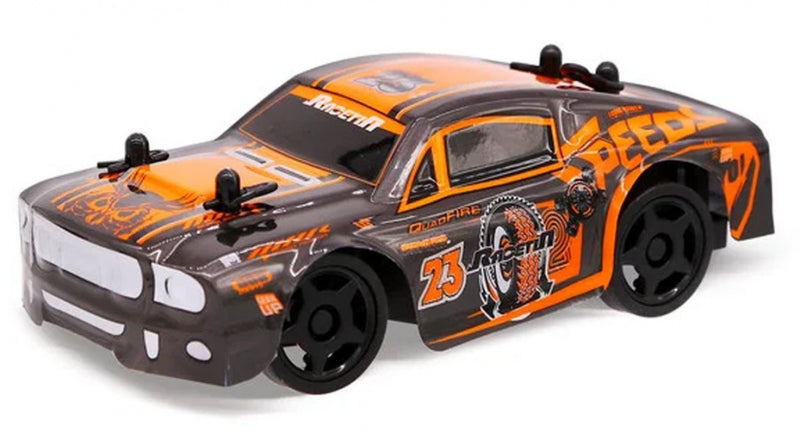 RC auto Mustang 15 cm 1:32 oranje/zwart