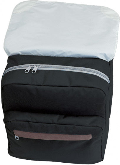 dubbele fietstas Ture 2.0 adapter 29 liter zwart