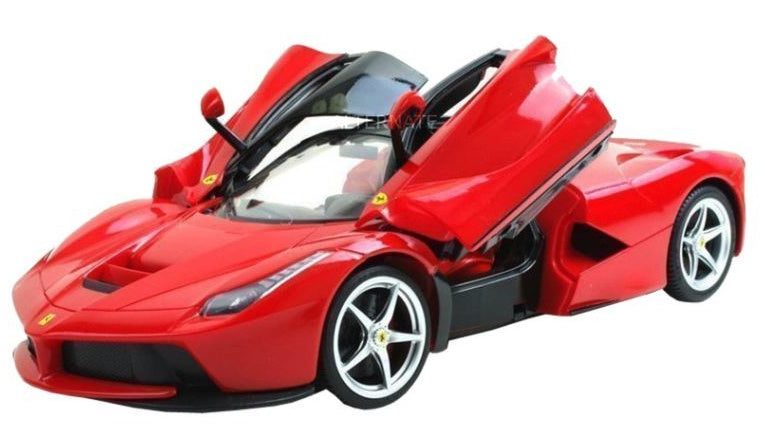 auto RC Ferrari junior 30 cm rood 2-delig