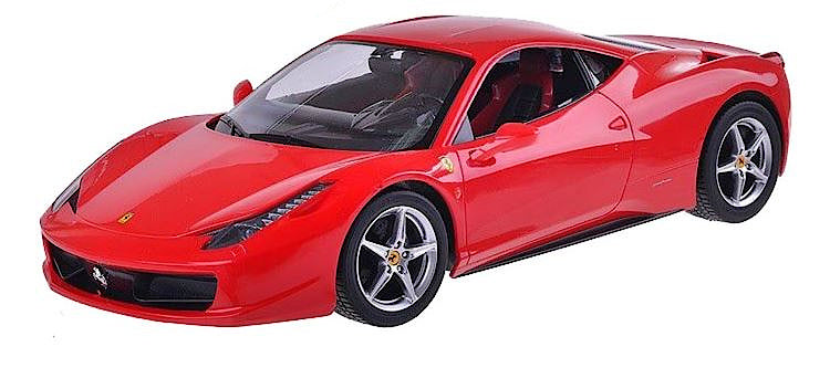 auto RC Ferrari 458 Italia junior 30 cm rood 2-delig