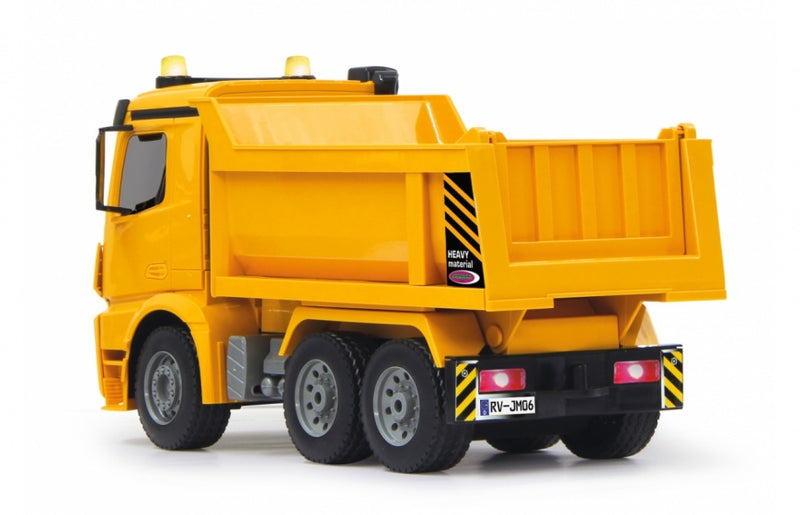 kiepwagen RC Mercedes-Benz Arocs 2,4 Ghz geel 1:20
