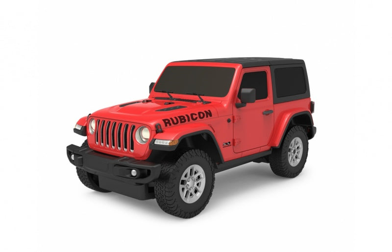 RC Jeep Wrangler JL jongens 27 MHz 1:24 rood