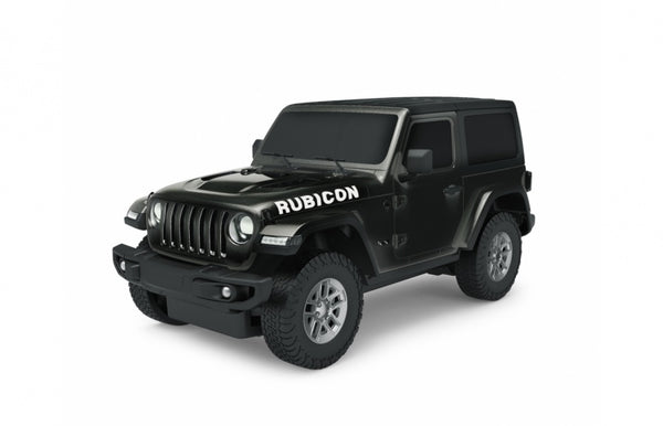 RC Jeep Wrangler JL jongens 27 MHz 1:24 zwart