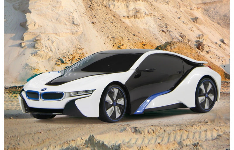 RC BMW I8 jongens 1:24 27 MHz wit