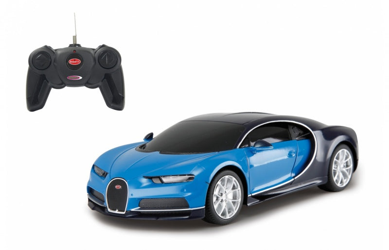 RC Bugatti Chiron jongens 27 MHz 1:24 blauw