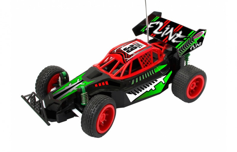 RC Flint Buggy jongens 27 MHz 1:14 rood/groen