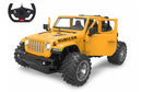 RC Jeep Wrangler JL 1:14 jongens 2,4 GHz geel
