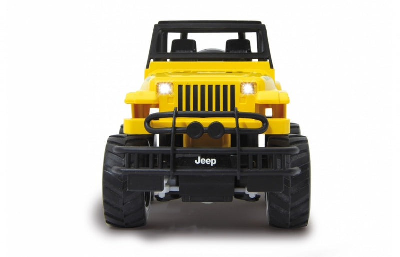 Jamara JAM-405124 RC Jeep Wrangler Rubicon + Verlichting 1:18 Geel