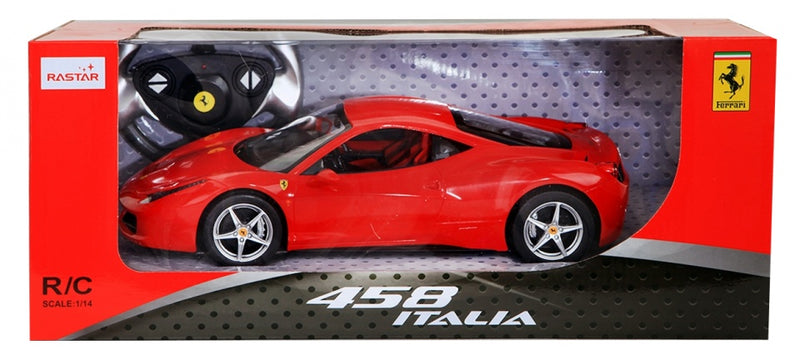 RC La Ferrari 458 Italia schaal 1:14 rood 30 cm