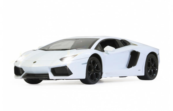 RC Lamborghini Aventador jongens 27 MHz 1:14 wit
