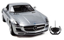RC Mercedes SLS AMG 24 cm schaal 1:18 zilver