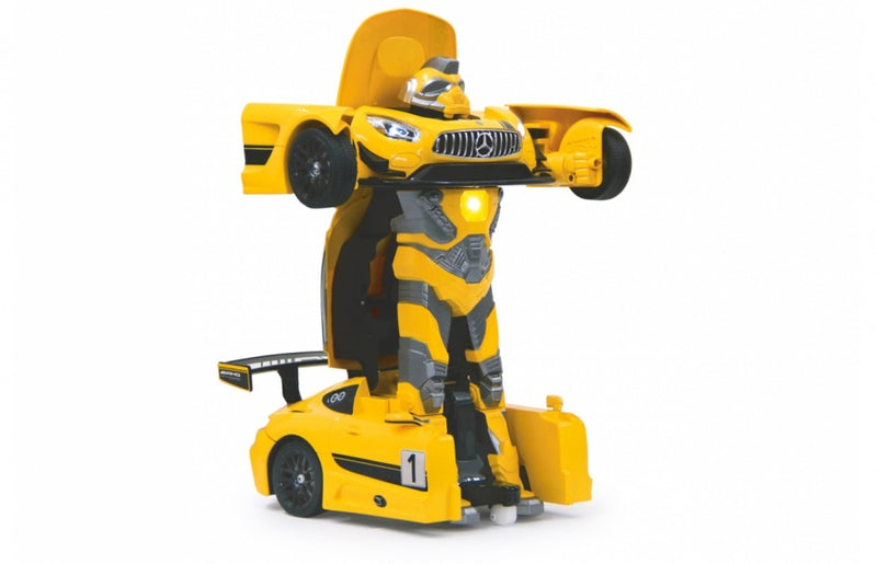 RC Mercedes-AMG GT3 transformer 2,4 GHz 1:14 geel