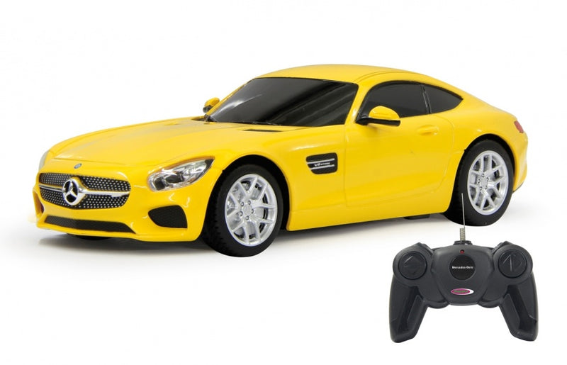 RC Mercedes-AMG GT 27 MHz jongens 1:24 geel