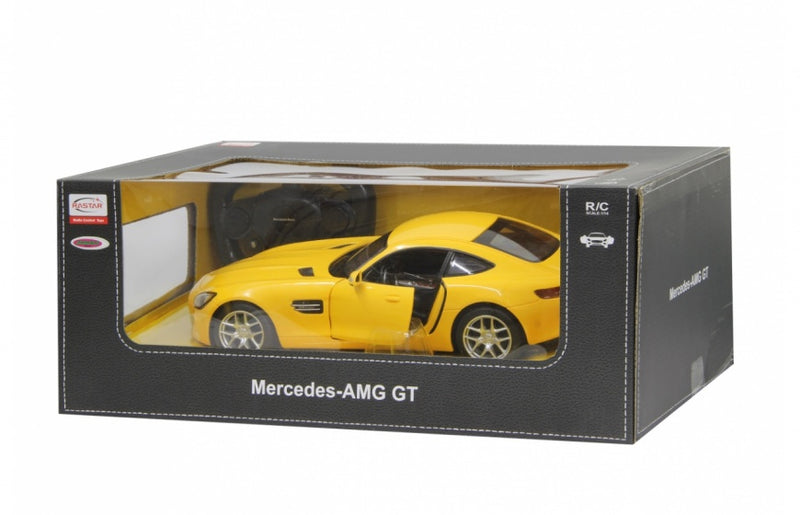 RC Mercedes-AMG GT open door 40 MHz geel 1:14