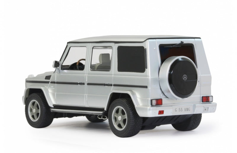 RC Mercedes-Benz G55 AMG jongens 27 MHz 1:24 zilver