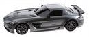 RC Mercedes SLS AMG 24 cm schaal 1:18 zilver