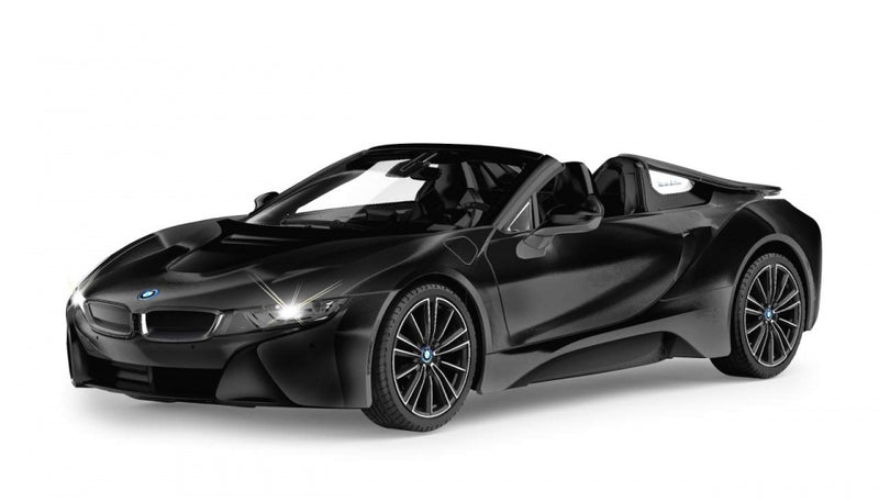 RC BMW I8 Roadster zwart 1:12