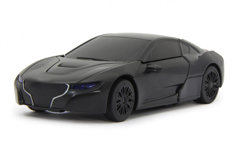 Robicar Die Cast transformer jongens 1:32 zwart