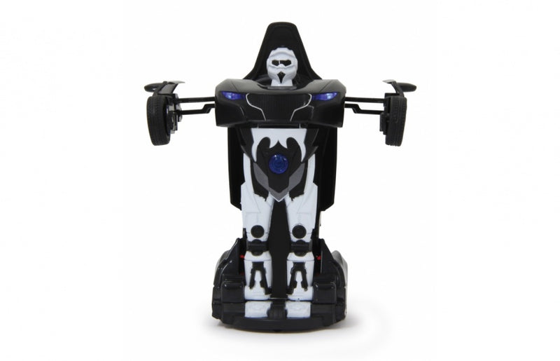 Robicar Die Cast transformer jongens 1:32 zwart