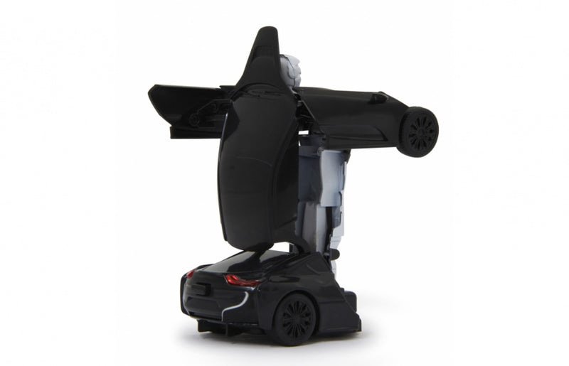 Robicar Die Cast transformer jongens 1:32 zwart