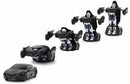 Robicar Die Cast transformer jongens 1:32 zwart